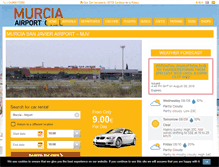 Tablet Screenshot of murciaairport.eu