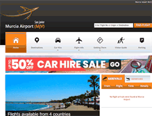 Tablet Screenshot of murciaairport.net